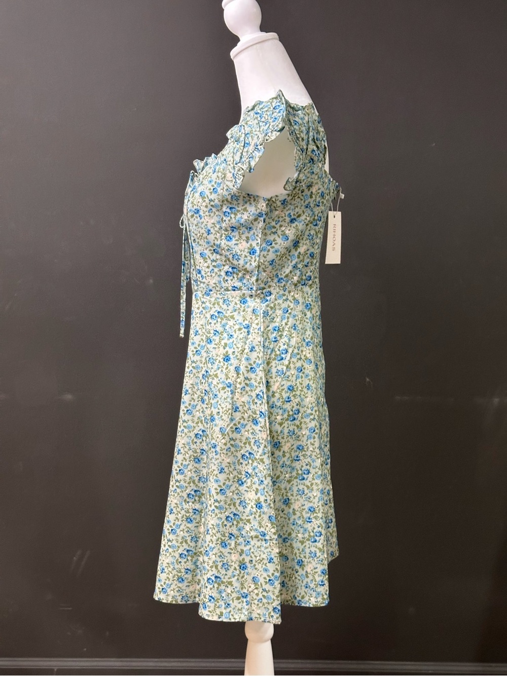 RIHOAS Floral Puff-Sleeve Mini Dress - Picture 5 of 7